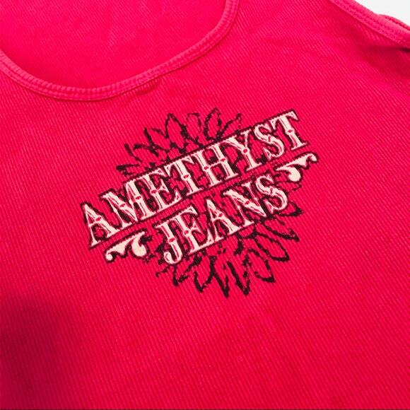 Amethyst Jeans Ribbed Tank - Picture 3 of 3